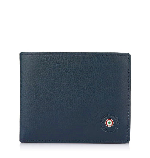 Aeronautica Militare Leather wallet with credit card holder AM-130