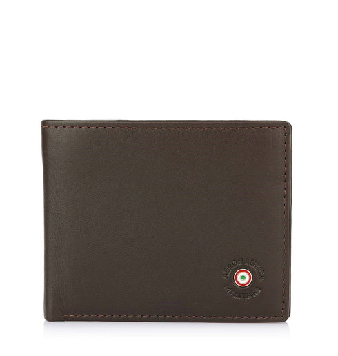 Aeronautica Militare Leather wallet with credit card holder AM-130