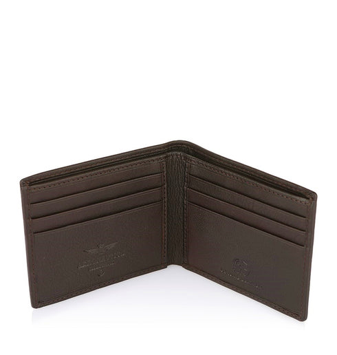 Aeronautica Militare Leather wallet with credit card holder AM-130