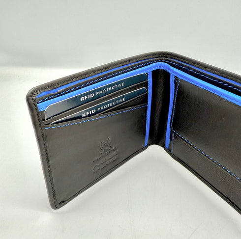 BorsaBella TradeMark Genuine Leather wallet with clip 11-223 R.F.I.D Prodection