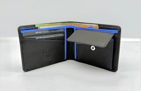 BorsaBella TradeMark Genuine Leather wallet with clip 11-223 R.F.I.D Prodection