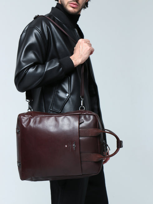 AERONAUTICA MILITARE AM-352 Vintage line laptop backpack/shoulder - BorsaBella