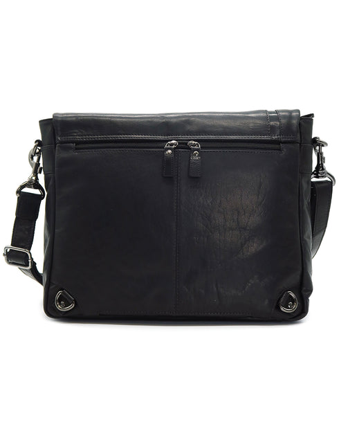 AERONAUTICA MILITARE AM-350 Vintage leather men's messenger