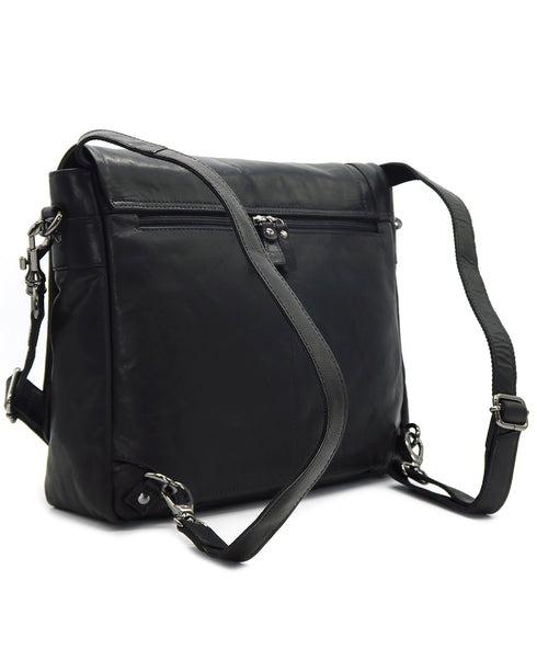 AERONAUTICA MILITARE AM-350 Vintage leather men's messenger