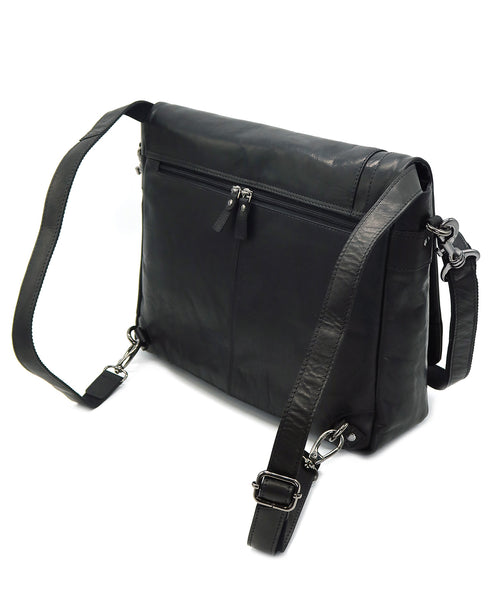 AERONAUTICA MILITARE AM-350 Vintage leather men's messenger