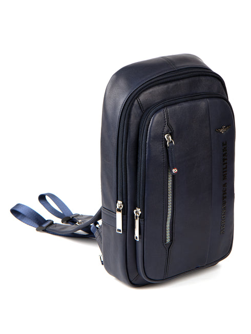 Men's Aeronautica Militare AM-462 Leather Thunter shoulder/backpack Bag