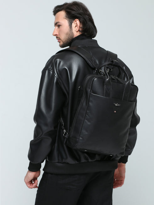 AERONAUTICA MILITARE AM-352 Vintage line laptop backpack/shoulder - BorsaBella