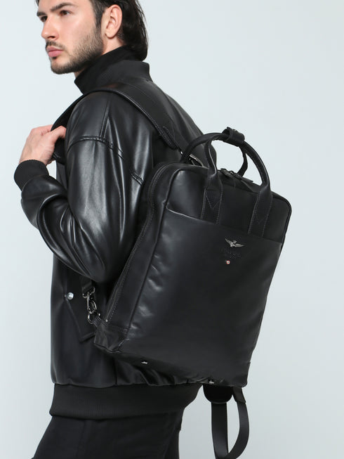 AERONAUTICA MILITARE AM-352 Vintage line laptop backpack/shoulder - BorsaBella