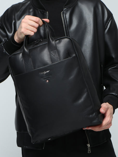 AERONAUTICA MILITARE AM-352 Vintage line laptop backpack/shoulder - BorsaBella