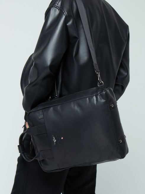 AERONAUTICA MILITARE AM-352 Vintage line laptop backpack/shoulder - BorsaBella