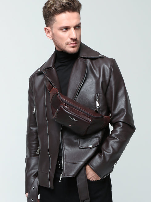 AERONAUTICA MILITARE AM-351 leather pouch VINTAGE - BorsaBella