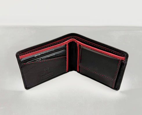 BorsaBella TradeMark Genuine Leather wallet with clip 11-223 R.F.I.D Prodection