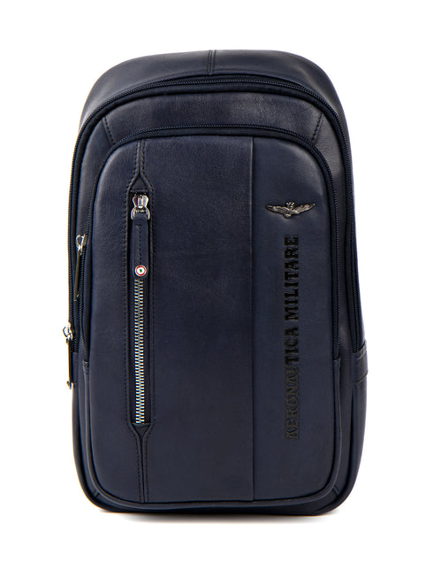 Men's Aeronautica Militare AM-462 Leather Thunter shoulder/backpack Bag