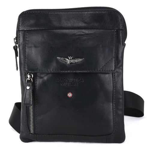 AERONAUTICA MILITARE AM-301 Small shoulder bag in Vintage leather