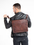 AERONAUTICA MILITARE AM-350 Vintage leather men's messenger