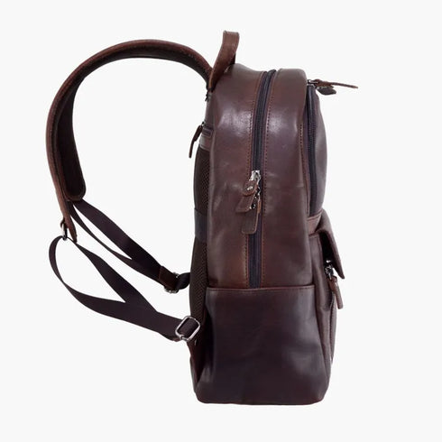 AERONAUTICA MILITARE AM-355 Genuine leather backpack Vintage