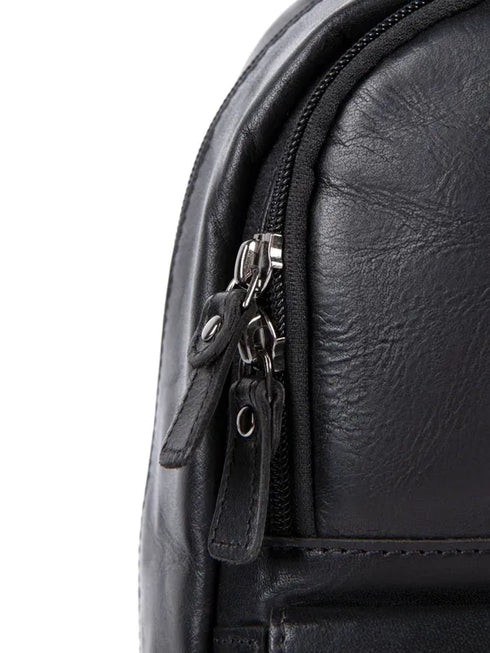 AERONAUTICA MILITARE AM-355 Genuine leather backpack Vintage