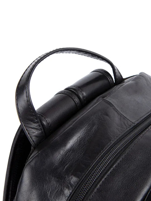 AERONAUTICA MILITARE AM-355 Genuine leather backpack Vintage