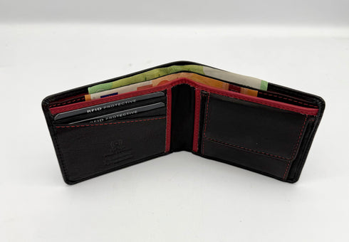 BorsaBella TradeMark Genuine Leather wallet with clip 11-223 R.F.I.D Prodection