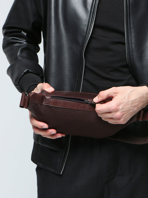 AERONAUTICA MILITARE AM-351 leather pouch VINTAGE - BorsaBella