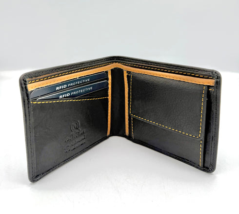 BorsaBella TradeMark Genuine Leather wallet with clip 11-223 R.F.I.D Prodection