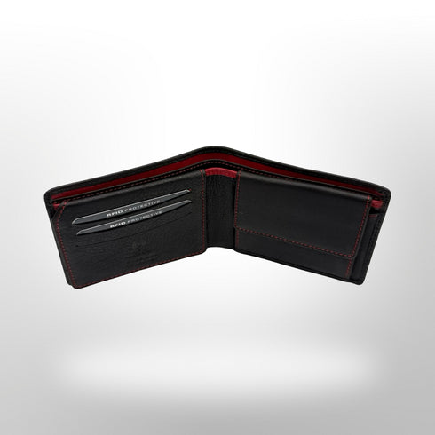 BorsaBella TradeMark Genuine Leather wallet R-09 R.F.I.D Protection