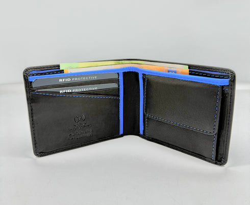 BorsaBella TradeMark Genuine Leather wallet with clip 11-223 R.F.I.D Prodection