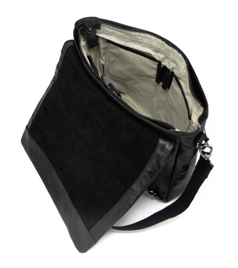 AERONAUTICA MILITARE AM-350 Vintage leather men's messenger