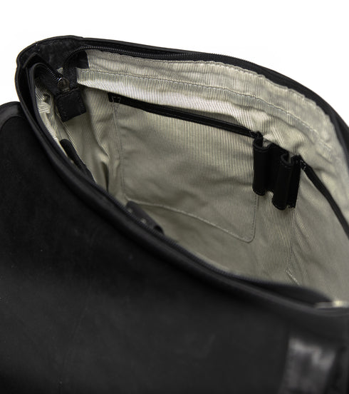 AERONAUTICA MILITARE AM-350 Vintage leather men's messenger