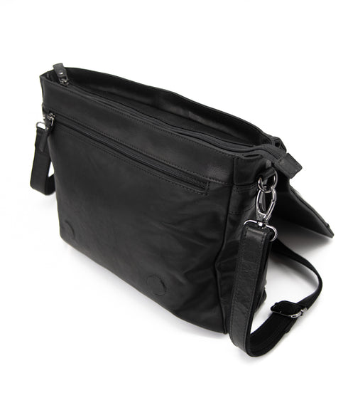 AERONAUTICA MILITARE AM-350 Vintage leather men's messenger