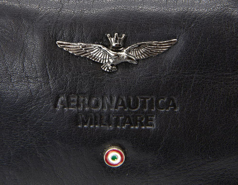 AERONAUTICA MILITARE AM-351 leather pouch VINTAGE - BorsaBella