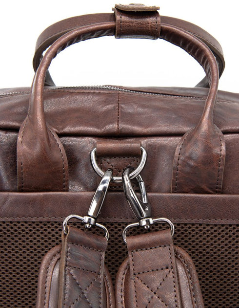 AERONAUTICA MILITARE AM-352 Vintage line laptop backpack/shoulder - BorsaBella