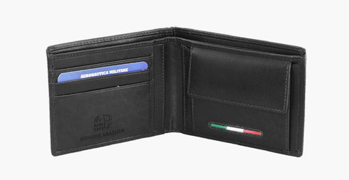 Aeronautica Militare AM-172 Wallet with coin pocket and chain Target line