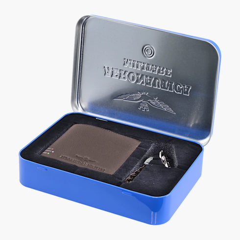 AERONAUTICA MILITARE LEATHER AM-190 Gift Set Combination