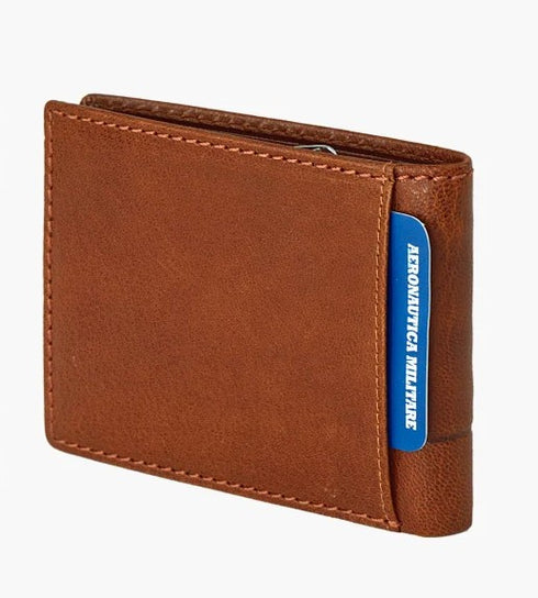 AERONAUTICA MILITARE AM-230 Moon line men's leather wallet