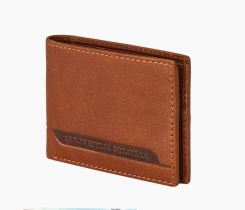 AERONAUTICA MILITARE AM-230 Moon line men's leather wallet