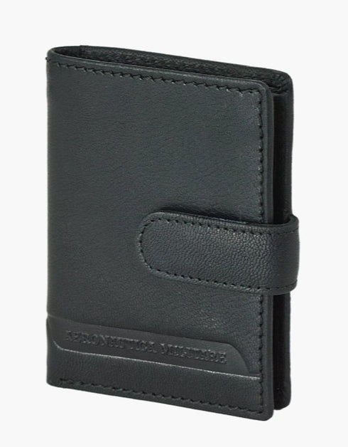 AERONAUTICA MILITARE AM-236 Moon line leather card holder