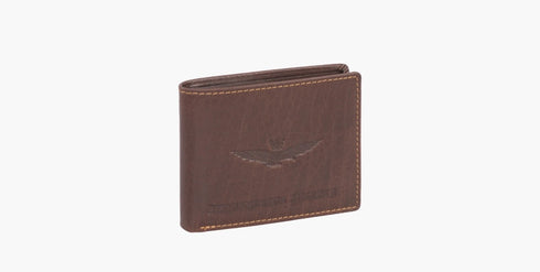 AERONAUTICA MILITARE AM-240 Small leather wallet New Eagle line