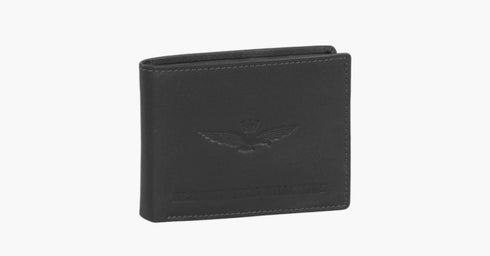 AERONAUTICA MILITARE AM-241 Leather wallet with coin holder New Eagle line