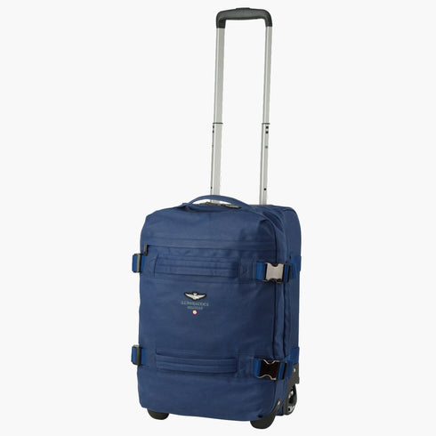 Aeronautica Militare New City Line Cabin-sized trolley in canvas AM-546