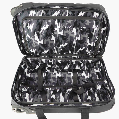 Aeronautica Militare New City Line Cabin-sized trolley in canvas AM-546