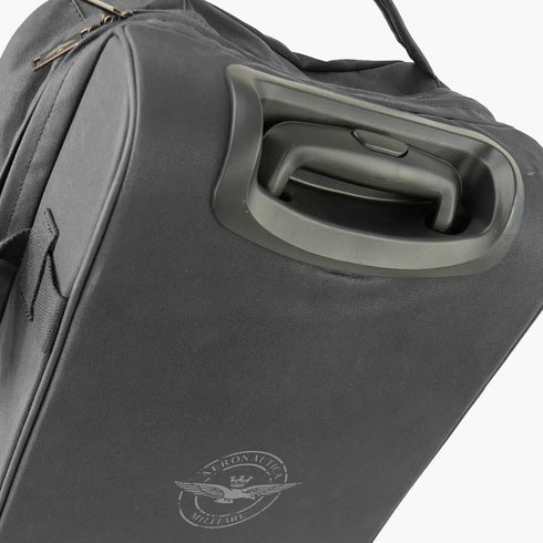 Aeronautica Militare New City Line Cabin-sized trolley in canvas AM-546