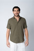 FRANK TAILOR FT411 SHORT LINO SHIRT FRENCH COLLAR