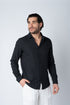 FRANK TAILOR FT410 LONG LINO SHIRT FRENCH COLLAR