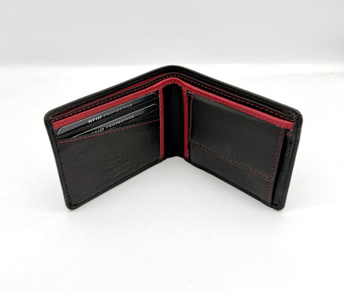 BorsaBella TradeMark Genuine Leather wallet with clip 11-223 R.F.I.D Prodection