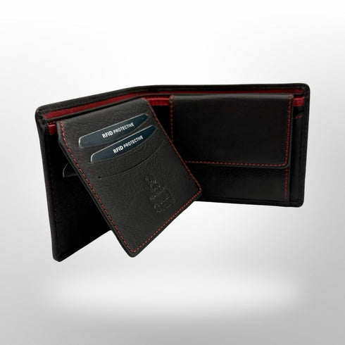 BorsaBella TradeMark Genuine Leather wallet R-09 R.F.I.D Protection