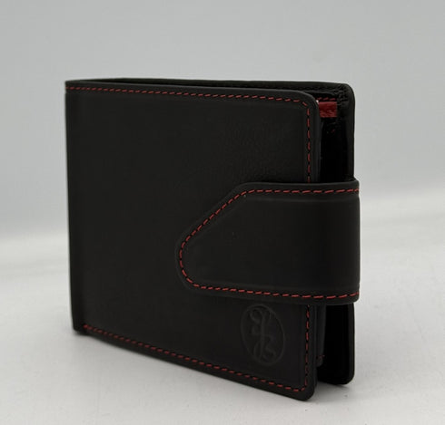 BorsaBella TradeMark Genuine Leather wallet with clip 8094 R.F.I.D Prodection