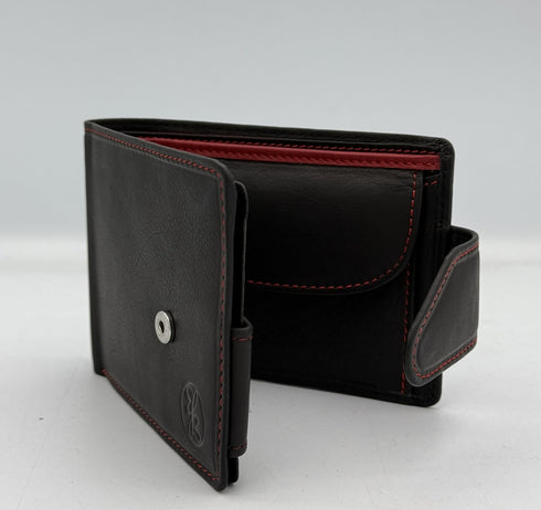 BorsaBella TradeMark Genuine Leather wallet with clip 8094 R.F.I.D Prodection