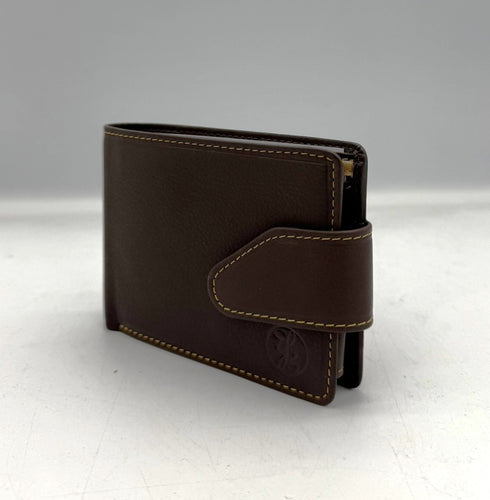 BorsaBella TradeMark Genuine Leather wallet with clip 8094 R.F.I.D Prodection