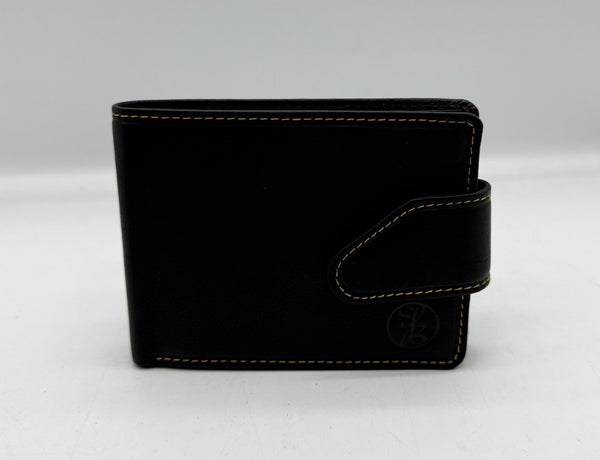 BorsaBella TradeMark Genuine Leather wallet with clip 8094 R.F.I.D Prodection